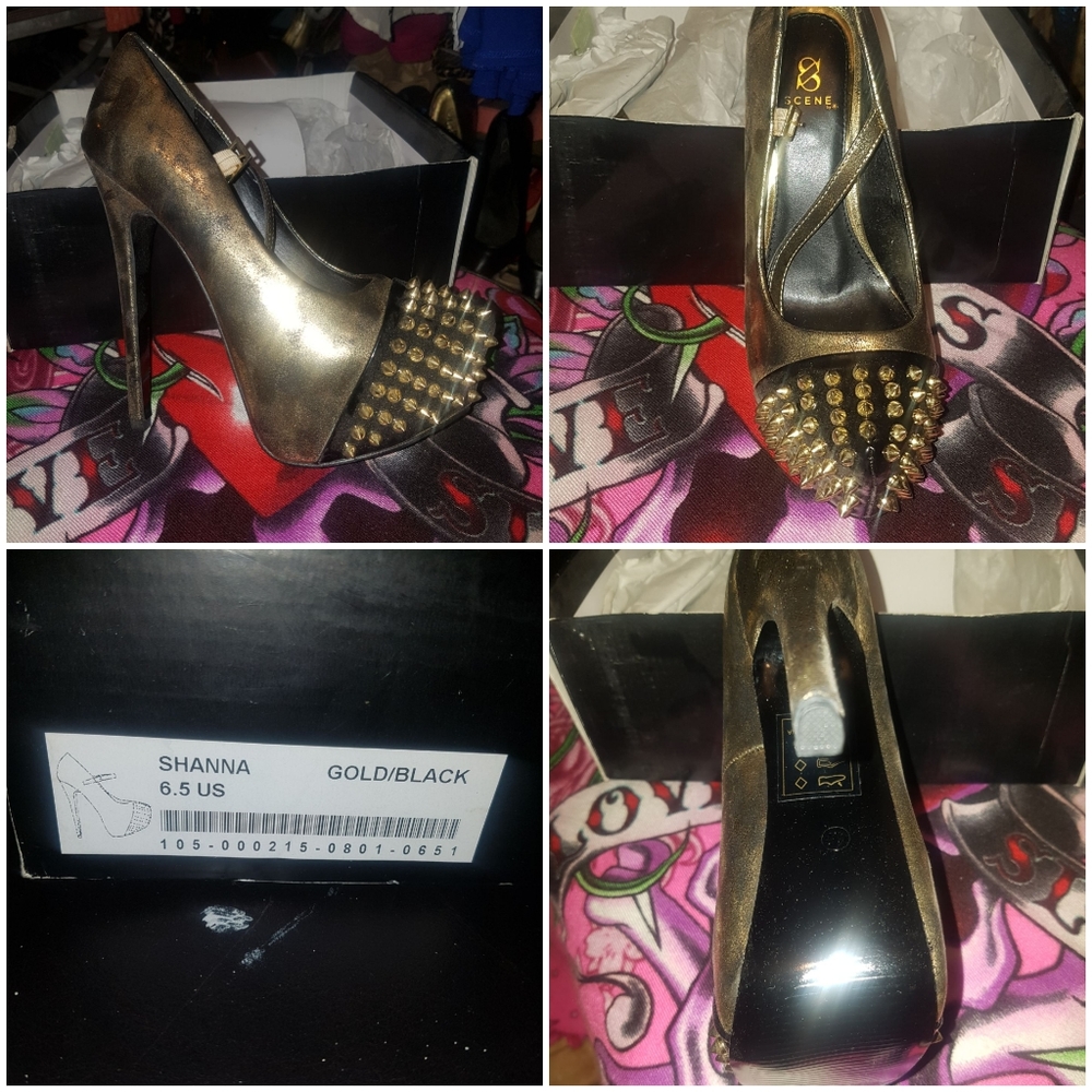 Spiked stilettos